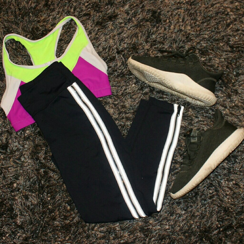 Tommy Hilfiger Sport Zip Leggings Medium